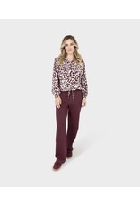 Zoso 89 blouse Zoso Daphne mauve/bordeaux