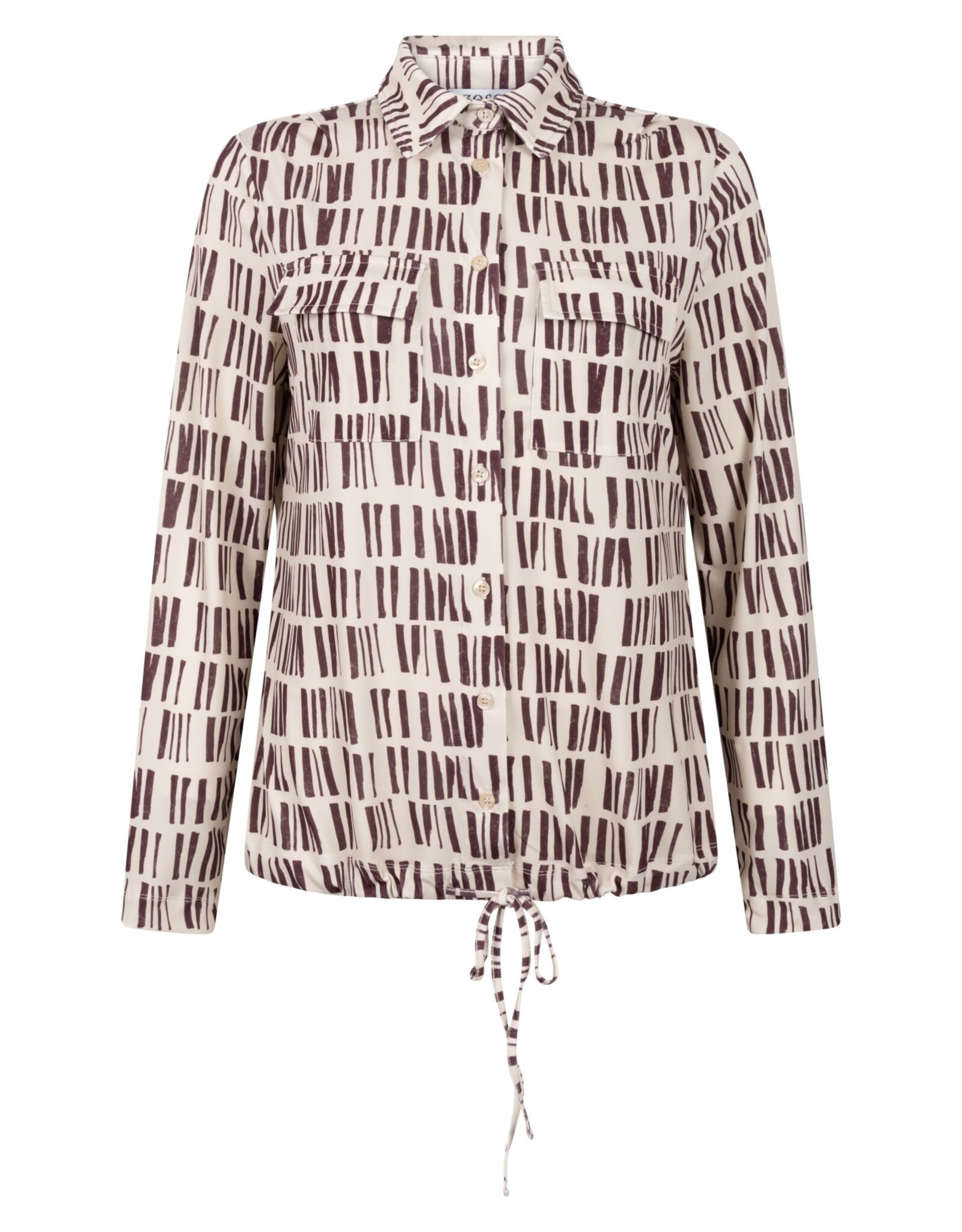 Zoso 89 blouse Zoso Pia ivory/bordeaux