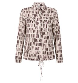 Zoso 89 blouse Zoso Pia ivory/bordeaux