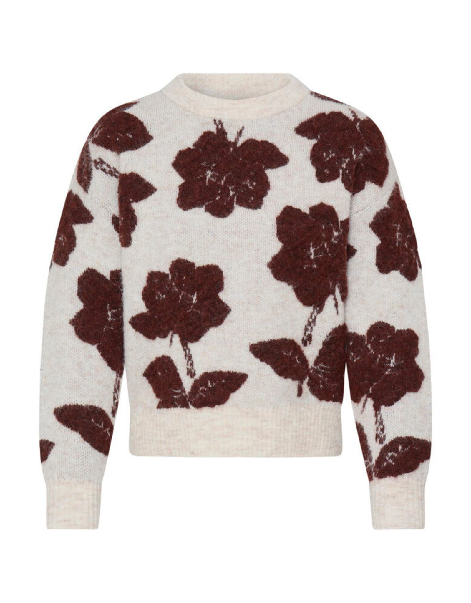 B.Young 44 jumper B.Young 20819509 Bymanda 13171 fudge flower red