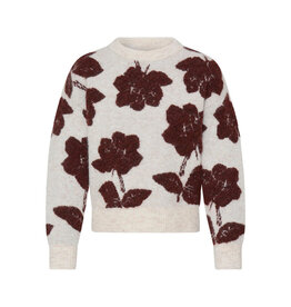 B.Young 44 jumper B.Young 20819509 Bymanda 13171 fudge flower red
