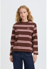 B.Young 44 longsleeve t-shirt B.Young 20819603 Byraja 13432 fudge stripe