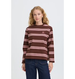 B.Young 44 longsleeve t-shirt B.Young 20819603 Byraja 13432 fudge stripe