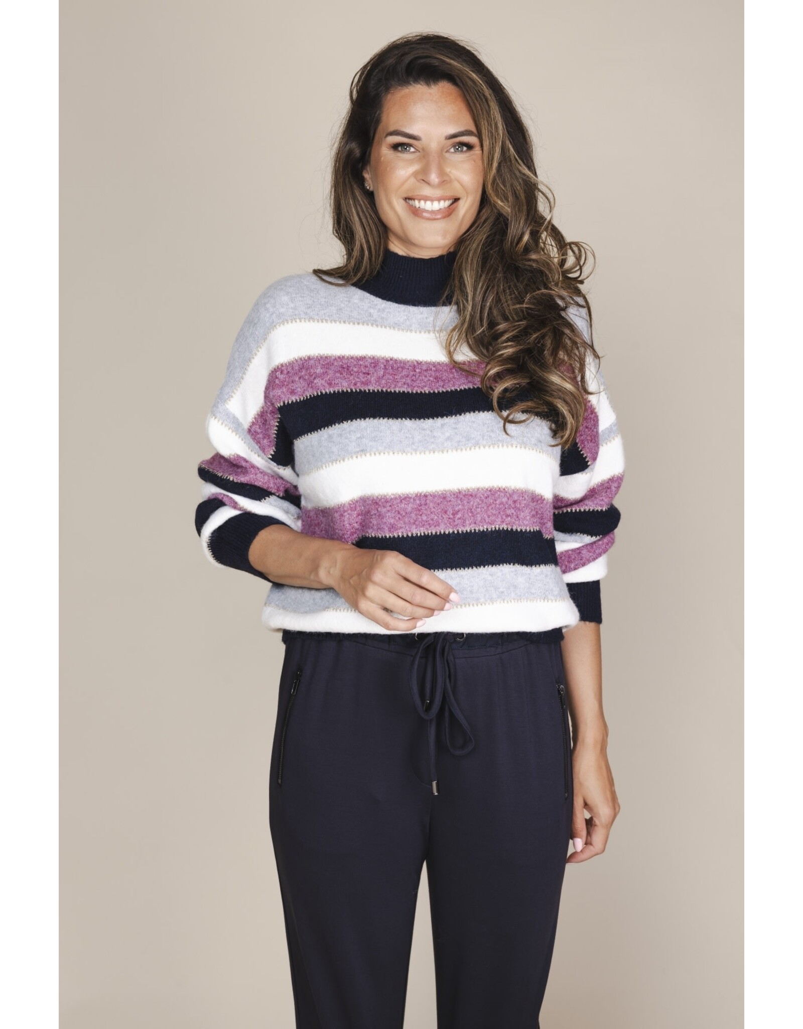 Zoso 89 pull Zoso Lesly navy-violet