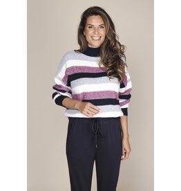 Zoso 89 pull Zoso Lesly navy-violet