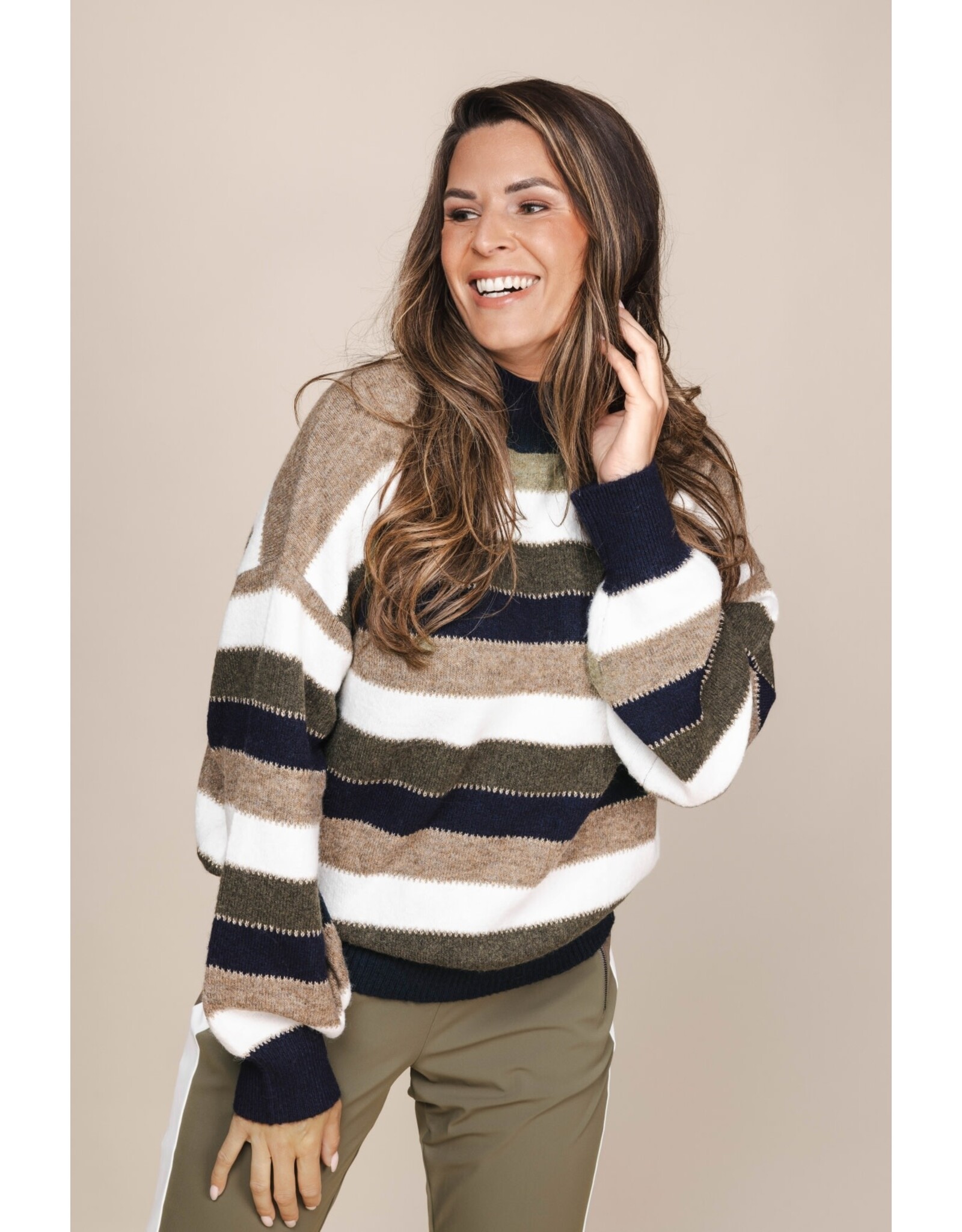 Zoso 89 pull Zoso Lesly navy-green