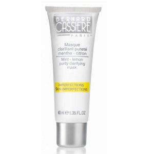 Bernard Cassière Bernard Cassiere  Masque Clarifant Pureté  Ligne Peaux Grasses Menthe-Citron skin imperfection. Mint-Lemon purity clarifying mask, skin imperfections