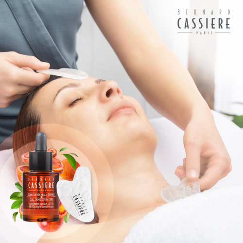 Bernard Cassière Bernard Cassiere Dull skins DETOX care  Detox Night Concentrate,  + Quartz cristal  Gua-Sha stones