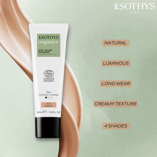 Sothys Organics Soin teinté hydratant - Hydrating tinted care N20  Natural