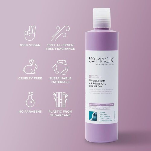 Sea Magik Sea Magik Magnesium + Argan Shampoo | Sulfaatvrije Shampoo Sea Magik Sea Magik Magnesium + Argan Shampoo | Sulfaatvrije Shampoo