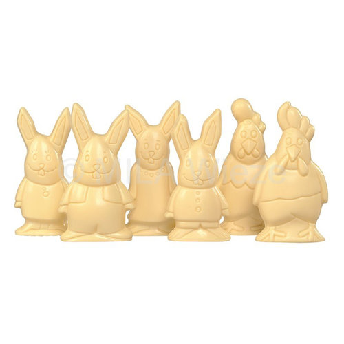 Chocolade paasfiguren modern - 2 kg