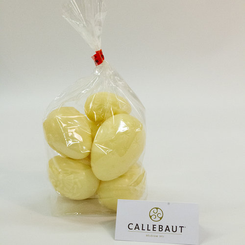 Paaseieren assorti in cello zak - 8 x 250 gr - fijne Callebaut chocolade