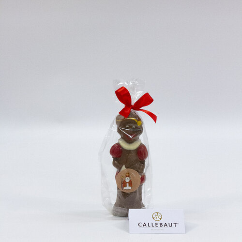 Piet - 90 gr - 18 cm - verpakt in mica - fijne Callebaut chocolade