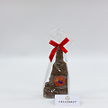 Sint - 125 gr - 20 cm - verpakt in mica - fijne Callebaut chocolade