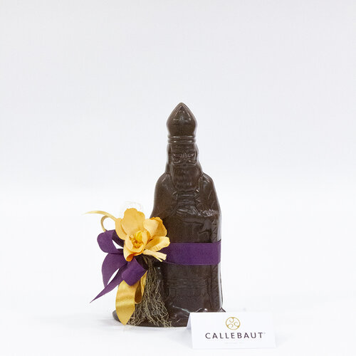 Sint - 250 gr - 25 cm - luxe versiering - fijne Callebaut chocolade