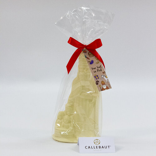 Sint - 500 gr - 35 cm - verpakt in mica - fijne Callebaut chocolade