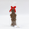 Piet - 500 gr - 35 cm - verpakt in mica - fijne Callebaut chocolade