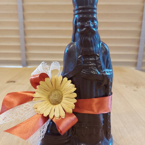 Sint - 250 gr - 25 cm - luxe versiering - fijne Callebaut chocolade