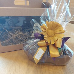 Klomp  gevuld met pralines - 450 gr - in draagbox