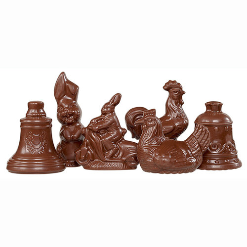 Chocolade paasfiguren klassiek - 2 kg