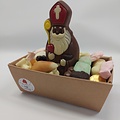 Lange "chocolade" mand van de Sint
