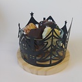 Klein theelicht skyline met pralines