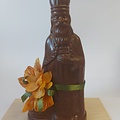 Sint - 500 gr - 35 cm - luxe versiering - fijne Callebaut chocolade