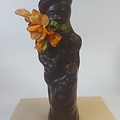 Piet - 500 gr - 35 cm - luxe versiering - fijne Callebaut chocolade