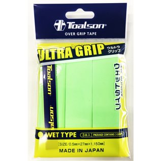Toalson Over Grip Tape Ultra Optic Green (10 * 3 pieces)