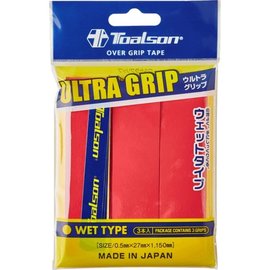 Toalson Over Grip Tape Ultra Neon Red (10 * 3 pieces)