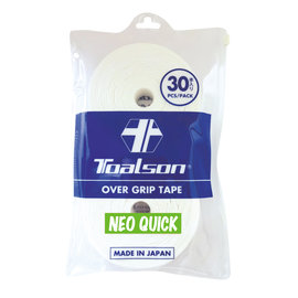 Toalson Neo Quick Overgrip Tape White 30pcs/pack