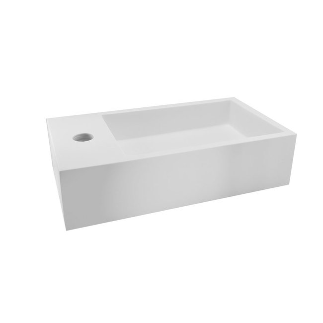 Wiesbaden  Solid Surface fontein links 400x220x100