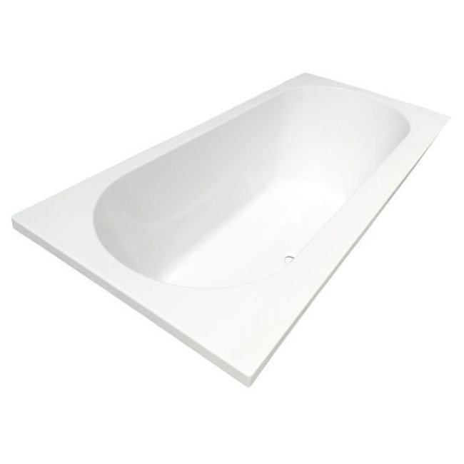 Wiesbaden  Portus RD inbouw ligbad 190*90*49 cm wit DUO