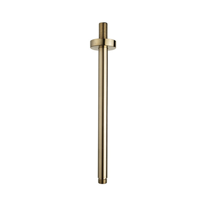 Wiesbaden  luxe douche-arm rond plafondbev. 30cm geborsteld messing