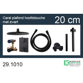 Wiesbaden  one-pack inbouwthermostaatset rond type 301 MZ (20cm)