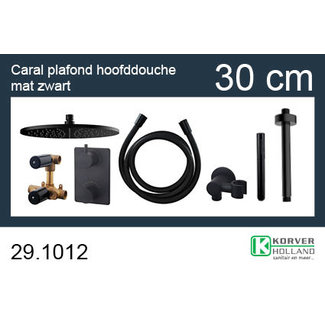 Wiesbaden  one-pack inbouwthermostaatset rond type 303 MZ (30cm)