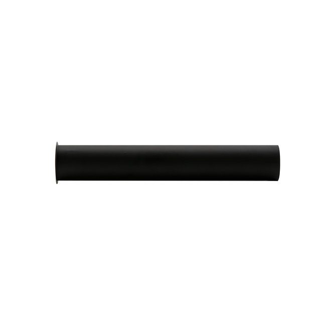 Wiesbaden  sifon-verlengbuis 20cm met kraag mat-zwart