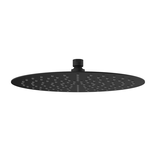 Wiesbaden  Wiesbaden Ufo luxe hoofddouche ultra plat 30 cm mat zwart