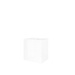 Proline badkamermeubelen Proline Porselein Elegant wastafelonderkast asymmetrisch met 2 laden en glans witte wastafel met en zonder kraangat 60 x 46 x 60 cm, glans wit