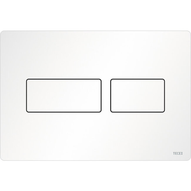 TECE Tece Solid bedieningsplaat RVS - mat wit