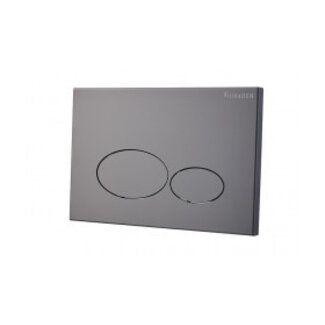 Wiesbaden Wiesbaden X32 Metal drukplaat voor inbouwreservoir gunmetal