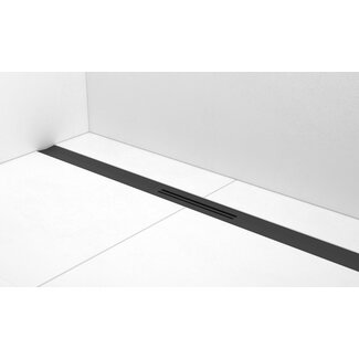 Easydrain Easydrain R-Line Clean Color douchegoot - 90cm - mat zwart