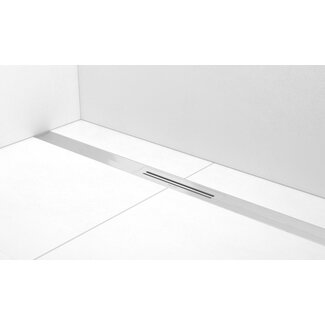 Easydrain Easydrain R-Line Clean Color douchegoot - 90cm - RVS geborsteld