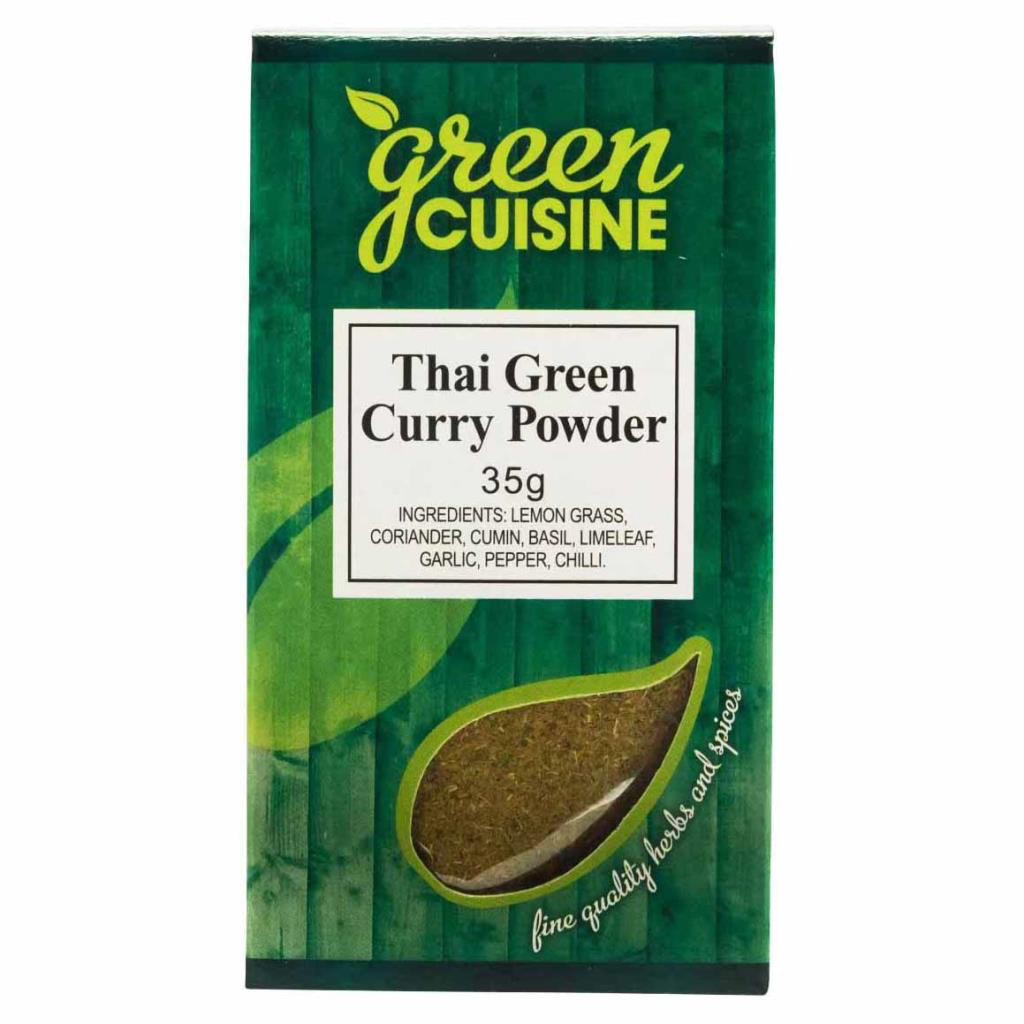 Green Cuisine Thai Green Curry Powder Russells British Store