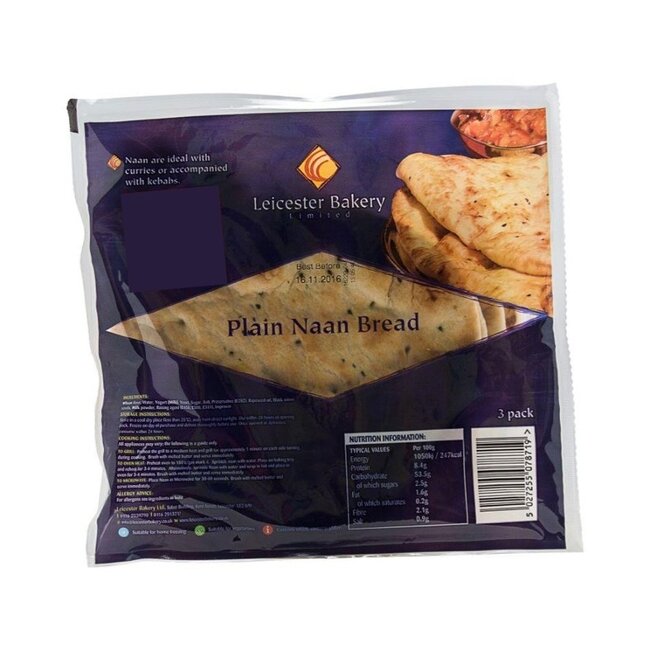 4 Original Naan Breads