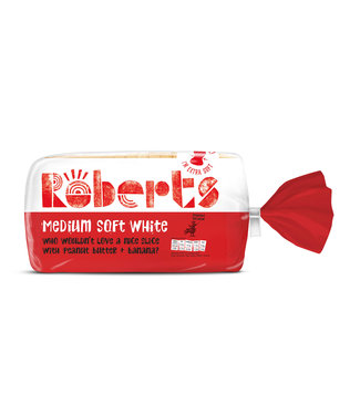 Roberts Roberts Medium Soft White Bread 800g