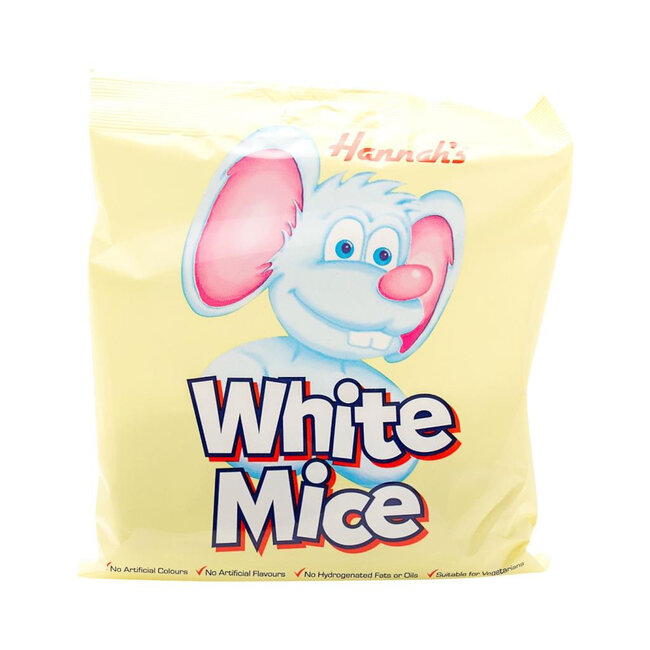 Hannahs White Mice 140g
