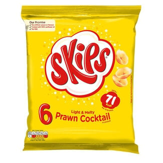 KP Skips Prawn Cocktail 6pk