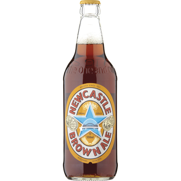 Newcastle Brown Ale Bottle 550ml Russells British Store