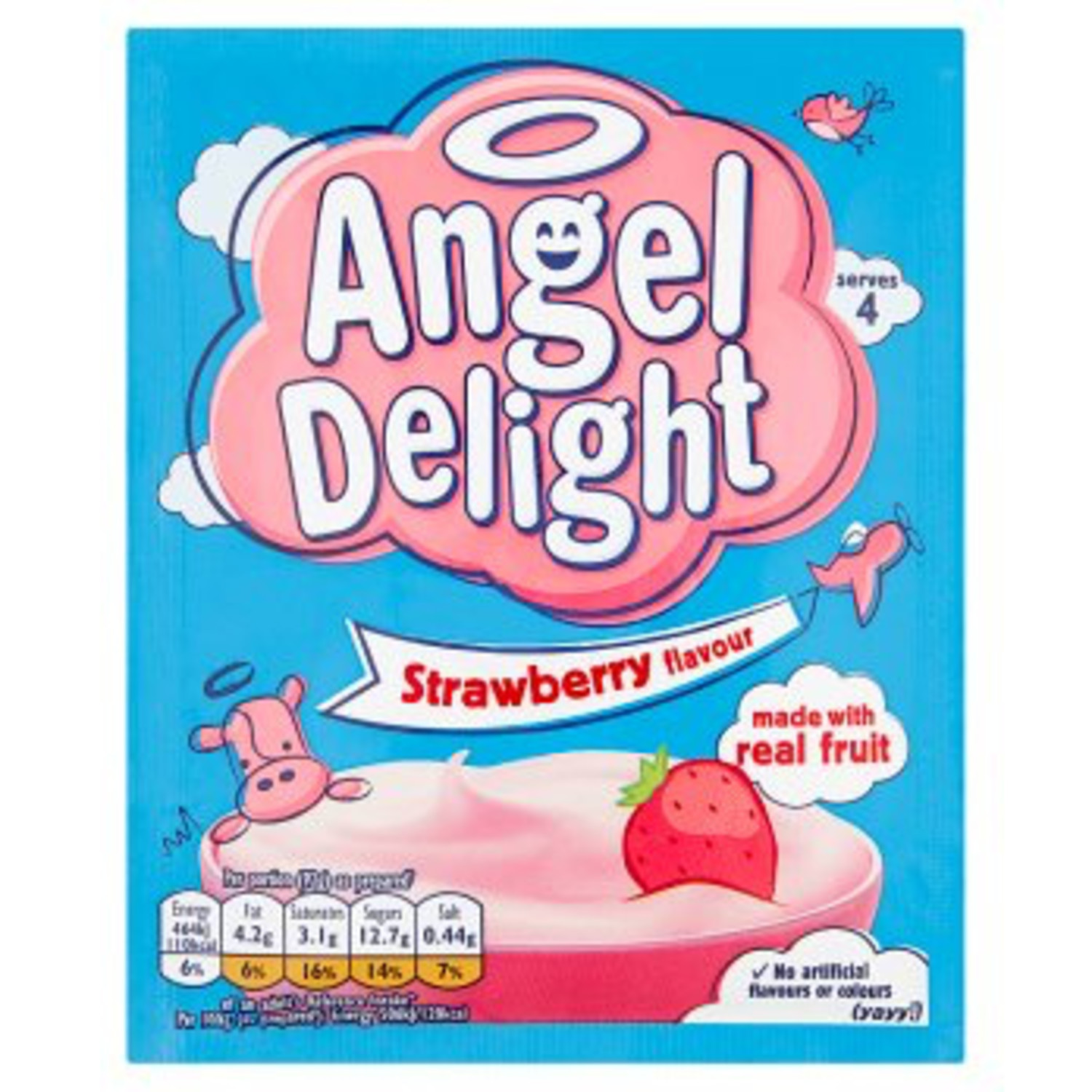 Angel Delight Angel Delight Strawberry Flavour Dessert 59g Russells